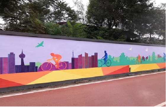  桐庐墙体彩绘-围墙