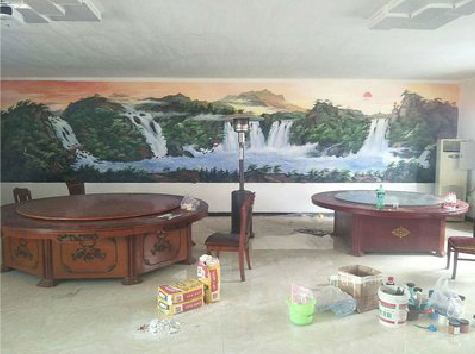  桐庐墙绘-写实风景