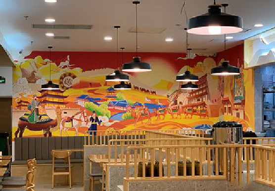  桐庐商业空间彩绘介绍。