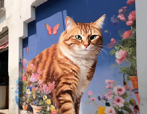  桐庐自己绘制有个性的手绘墙