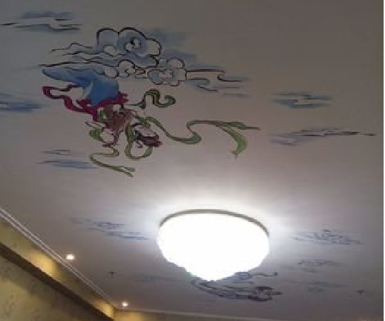  桐庐如何快速绘制天花板上的手绘墙？