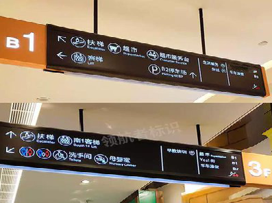  桐庐如何通过商场标识牌引导客流分布？