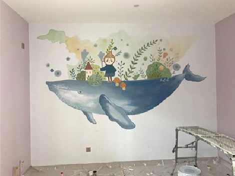  桐庐手绘墙的特点及优势。